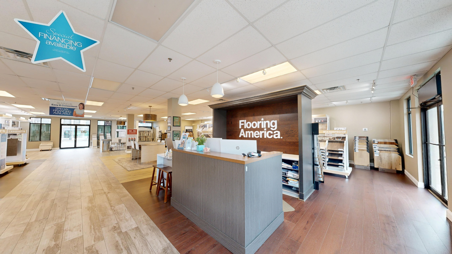 Flooring store showroom in Buford, GA